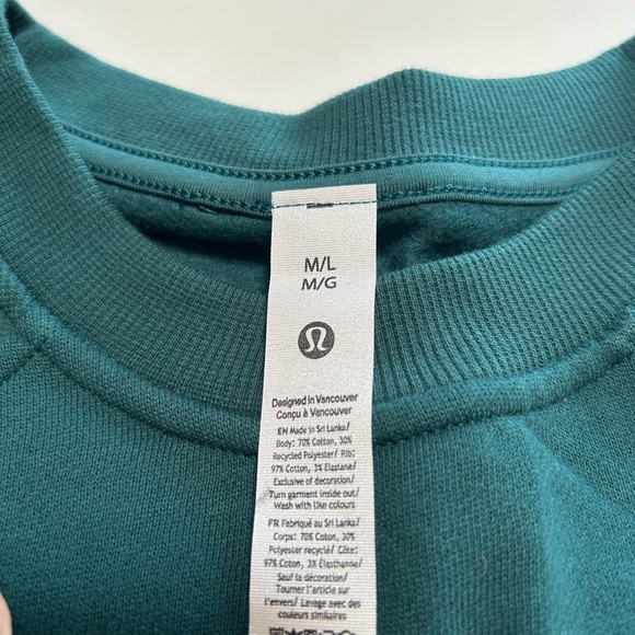 Lululemon Embroidered Sweatshirt M/L New Gift Ready - Picture 5 of 5